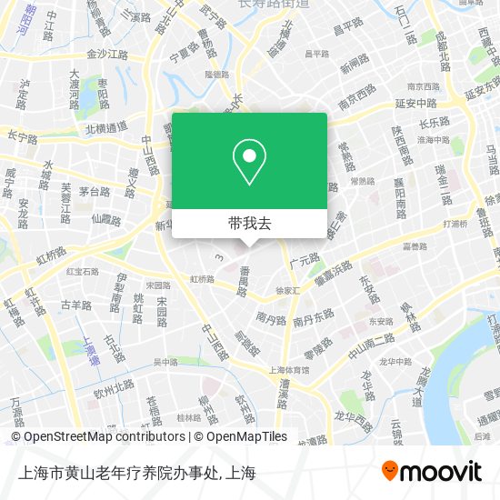 上海市黄山老年疗养院办事处地图