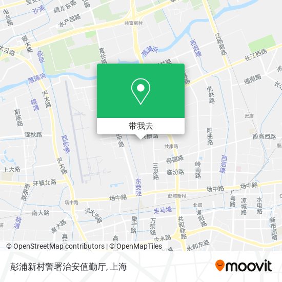 彭浦新村警署治安值勤厅地图