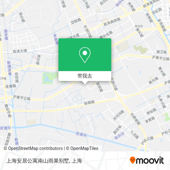 上海安居公寓南山雨果别墅地图