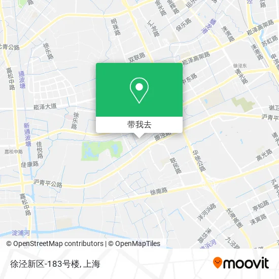 徐泾新区-183号楼地图