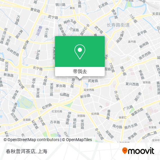 春秋普洱茶店地图