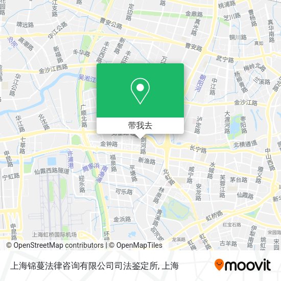 上海锦蔓法律咨询有限公司司法鉴定所地图
