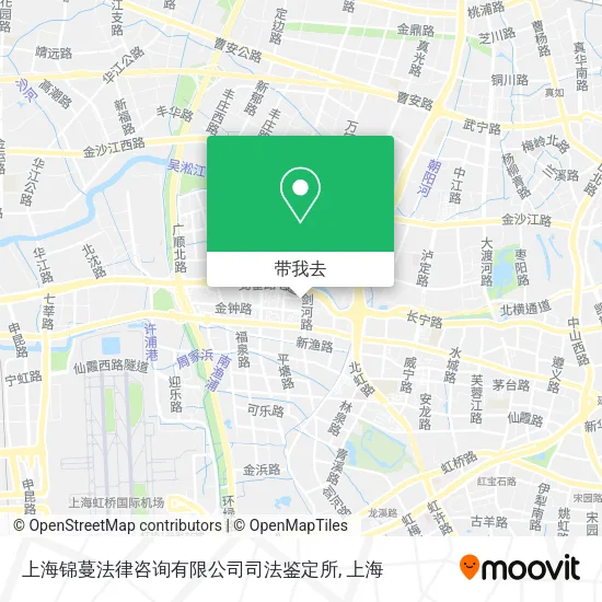 上海锦蔓法律咨询有限公司司法鉴定所地图