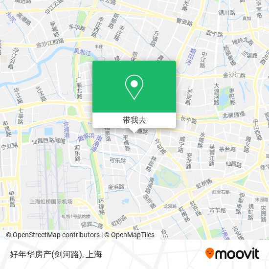 好年华房产(剑河路)地图