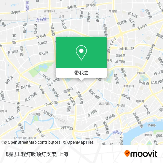 朗能工程灯吸顶灯支架地图