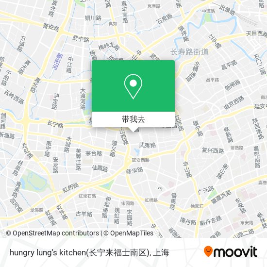 hungry lung's kitchen(长宁来福士南区)地图
