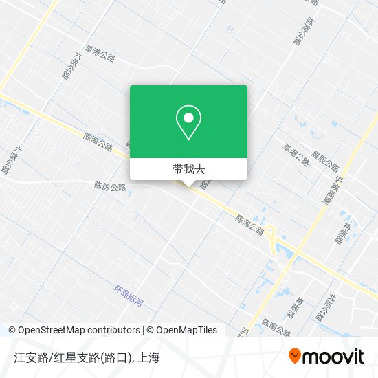 江安路/红星支路(路口)地图