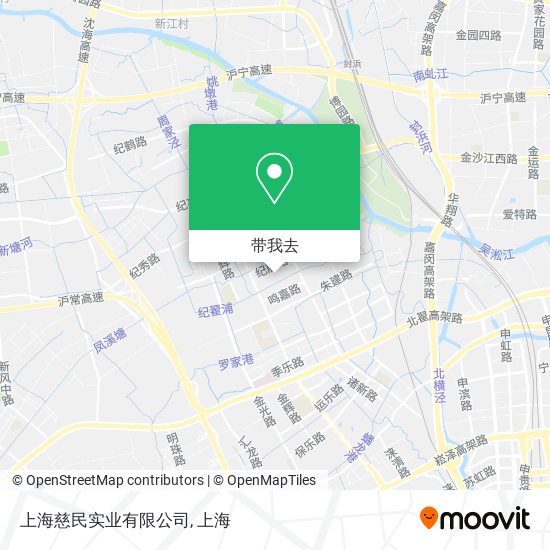 上海慈民实业有限公司地图