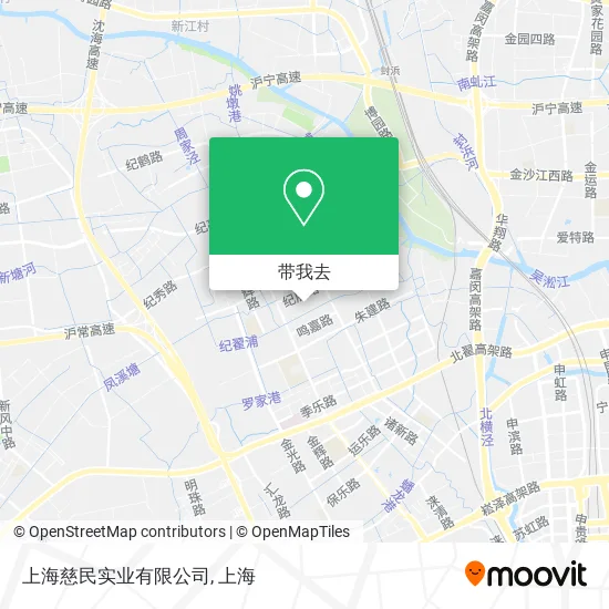 上海慈民实业有限公司地图