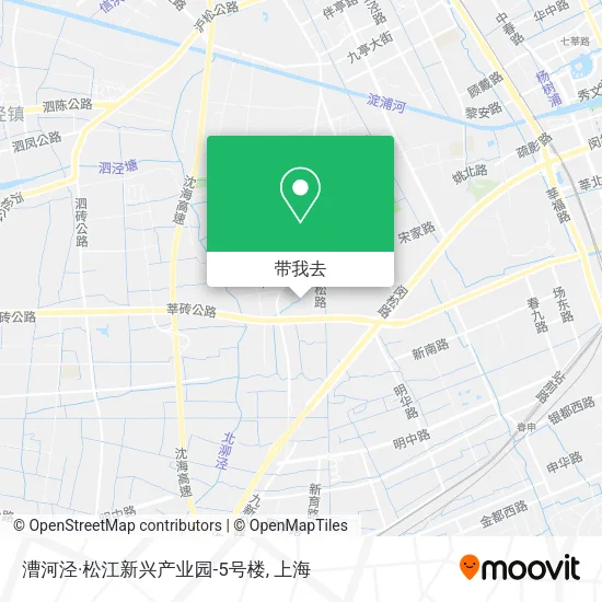 漕河泾·松江新兴产业园-5号楼地图