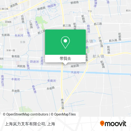 上海岚力叉车有限公司地图