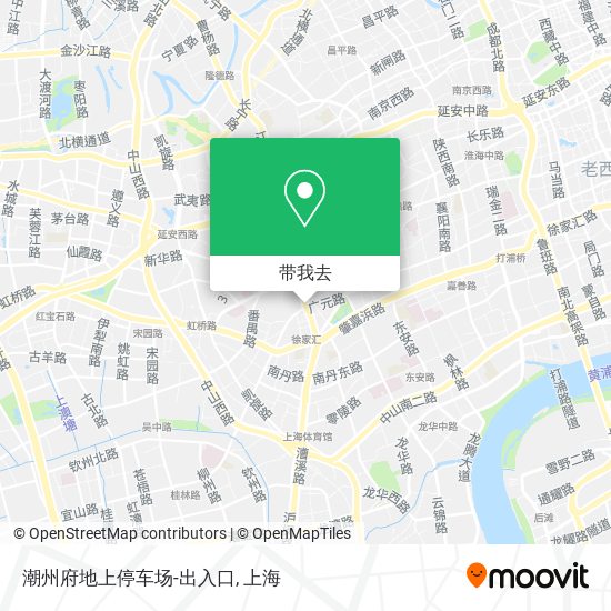 潮州府地上停车场-出入口地图
