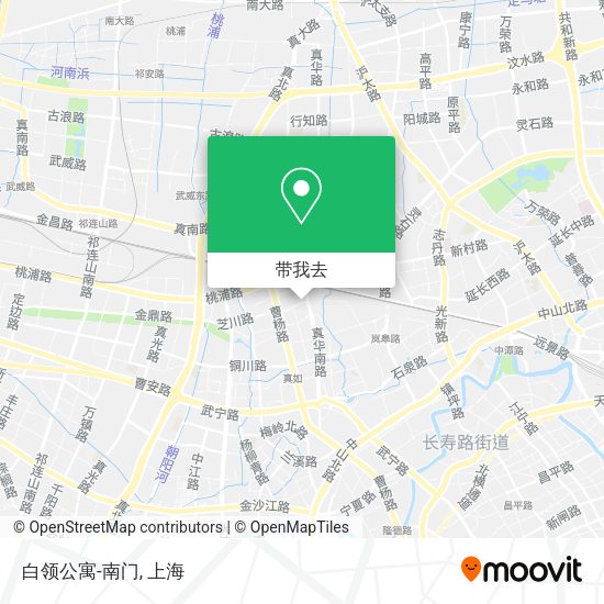 白领公寓-南门地图