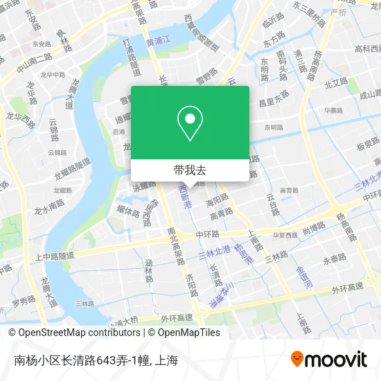 南杨小区长清路643弄-1幢地图