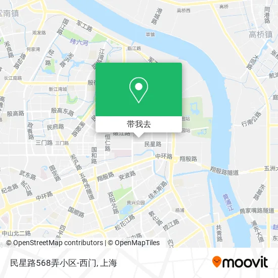 民星路568弄小区-西门地图