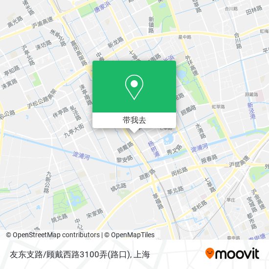 友东支路/顾戴西路3100弄(路口)地图