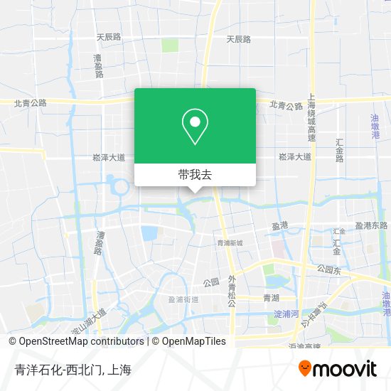 青洋石化-西北门地图