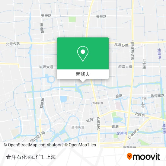 青洋石化-西北门地图