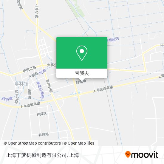 上海丁梦机械制造有限公司地图