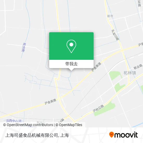 上海司盛食品机械有限公司地图