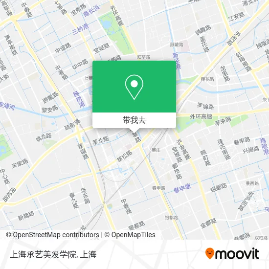 上海承艺美发学院地图
