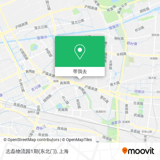 志磊物流园1期(东北门)地图
