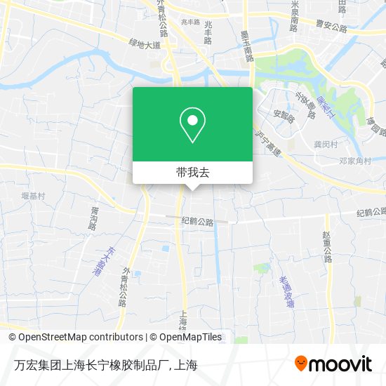 万宏集团上海长宁橡胶制品厂地图
