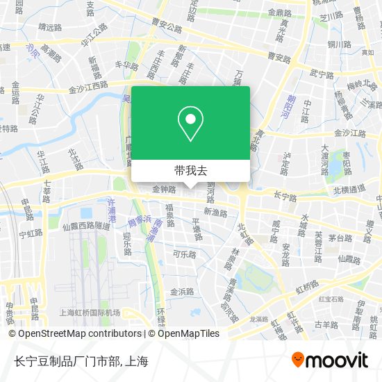 长宁豆制品厂门市部地图