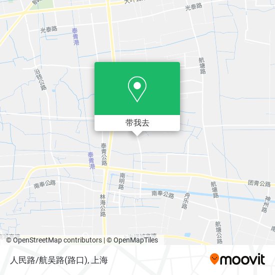 人民路/航吴路(路口)地图