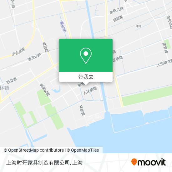 上海时哥家具制造有限公司地图