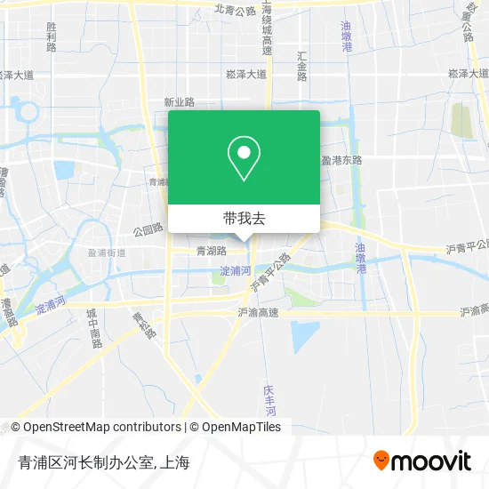 青浦区河长制办公室地图