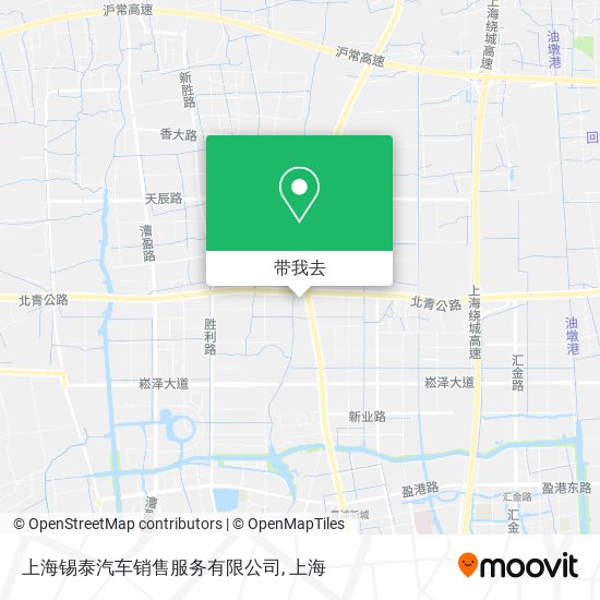 上海锡泰汽车销售服务有限公司地图