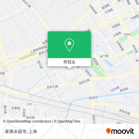 家惠全超市地图