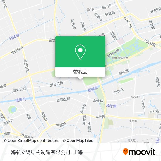 上海弘立钢结构制造有限公司地图