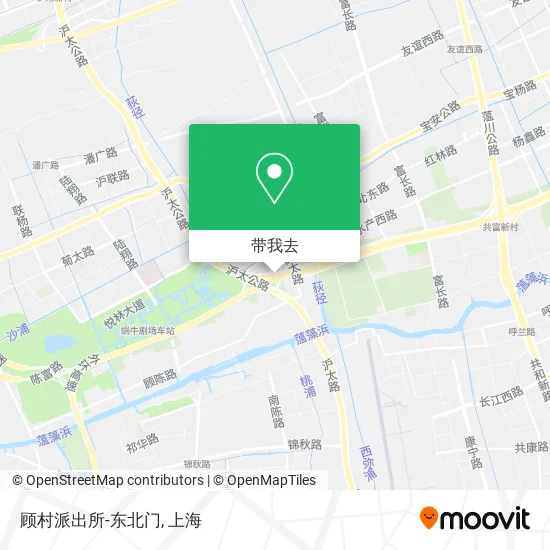 顾村派出所-东北门地图