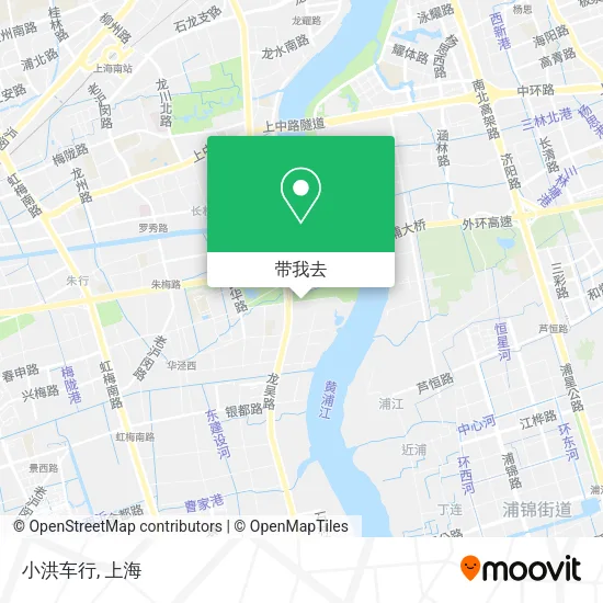 小洪车行地图