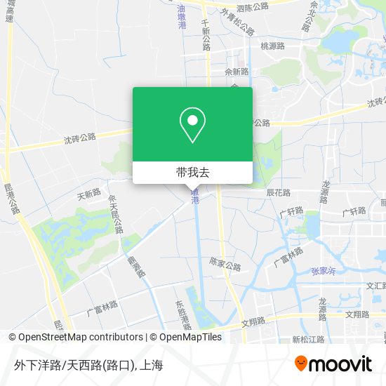 外下洋路/天西路(路口)地图