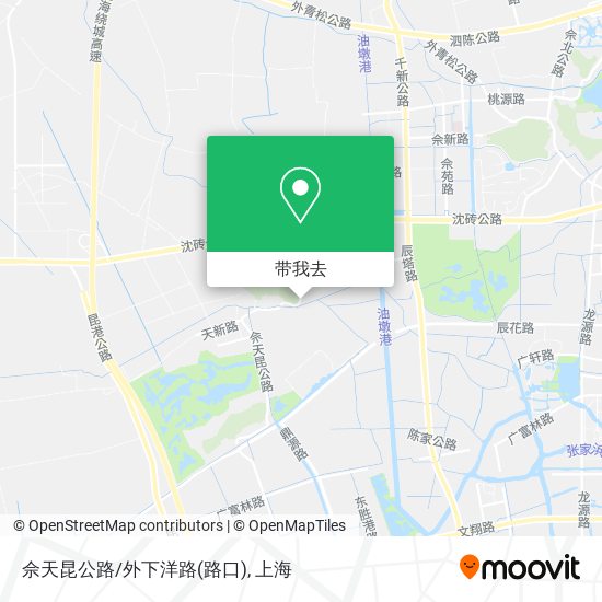 佘天昆公路/外下洋路(路口)地图