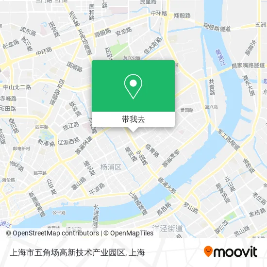 上海市五角场高新技术产业园区地图
