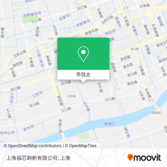 上海福芯厨柜有限公司地图