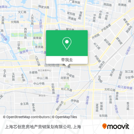 上海芯创意房地产营销策划有限公司地图