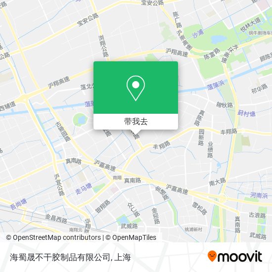 海蜀晟不干胶制品有限公司地图