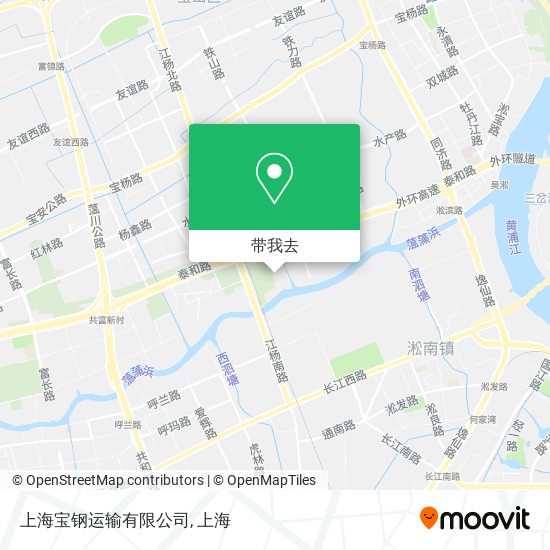 上海宝钢运输有限公司地图
