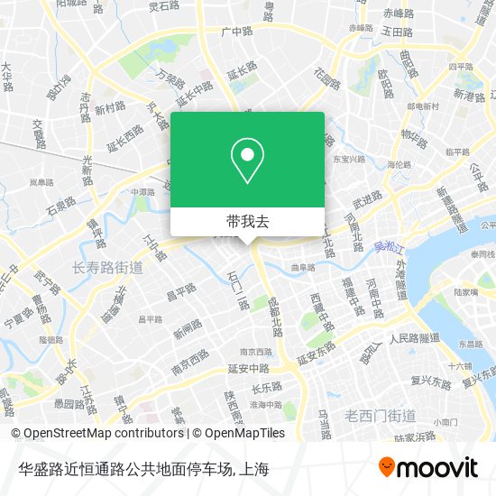 华盛路近恒通路公共地面停车场地图