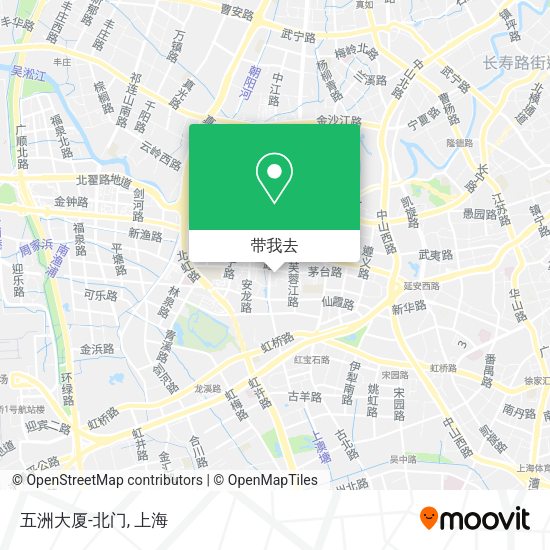 五洲大厦-北门地图