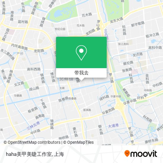 haha美甲美睫工作室地图