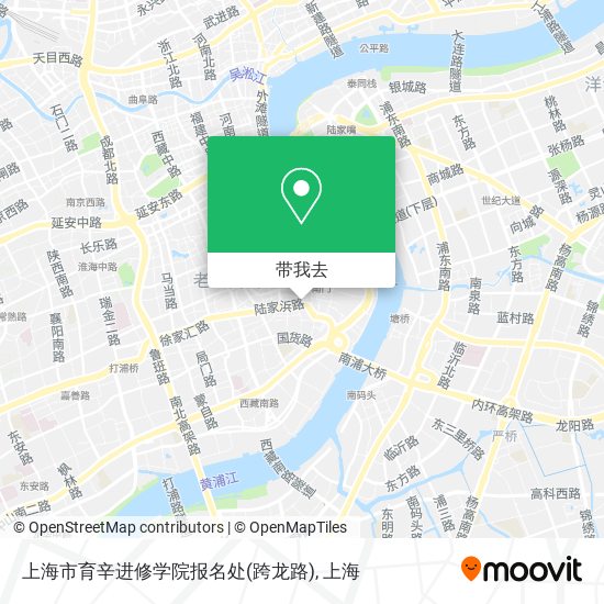 上海市育辛进修学院报名处(跨龙路)地图