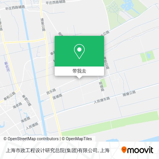 上海市政工程设计研究总院(集团)有限公司地图