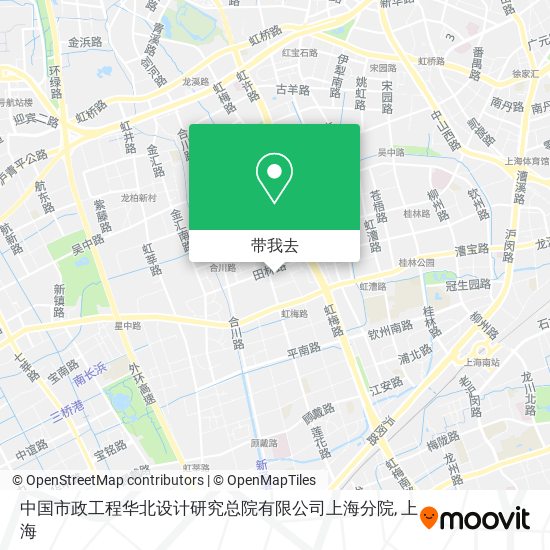 中国市政工程华北设计研究总院有限公司上海分院地图