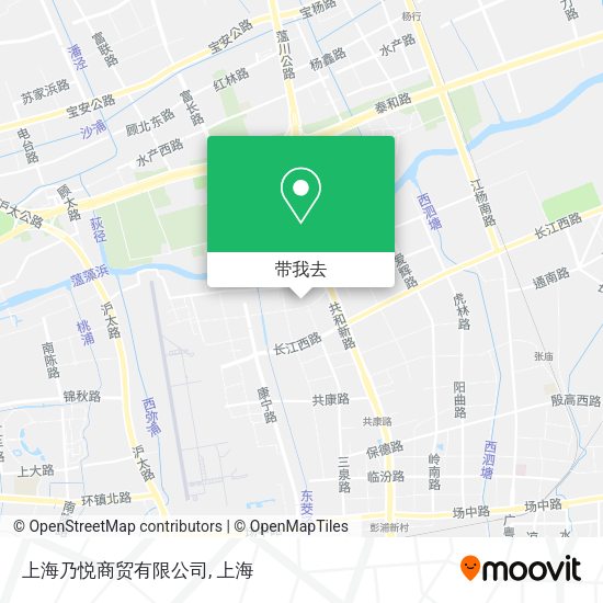 上海乃悦商贸有限公司地图